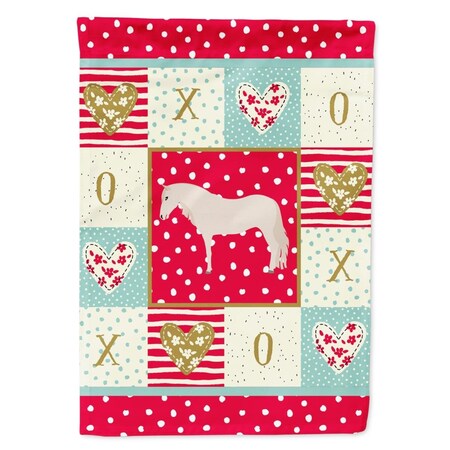 Carolines Treasures 28 x 0.01 x 40 in. Paso Fino Horse Love Flag Canvas House Size CK5332CHF